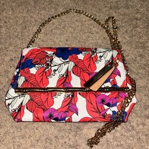 Floral Chain Shoulder Bag